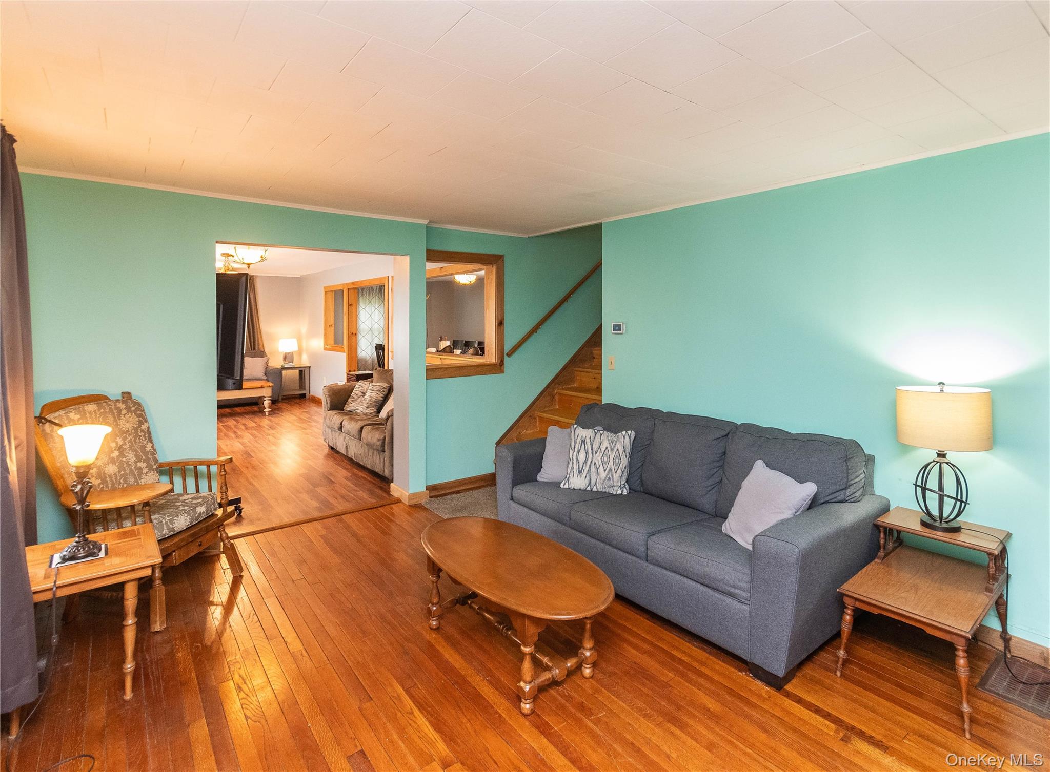 189 Church Street Hancock, NY 13783 - Photo 36 of 47 a living room with furniture and a wooden floor