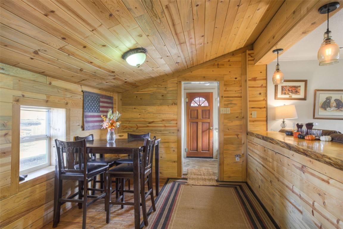 73 Mid Land Avenue Hartsel, CO 80449 - Photo 9 of 31 a view of a dining room with furniture window and wooden floor