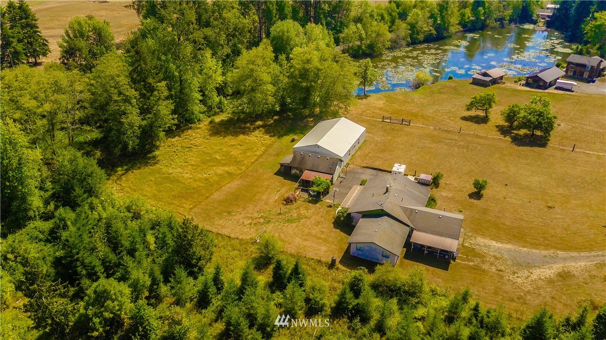 146 Mauerman Road North Chehalis, WA 98532 - Photo 7 of 40 an aerial view of residential houses with outdoor space and swimming pool
