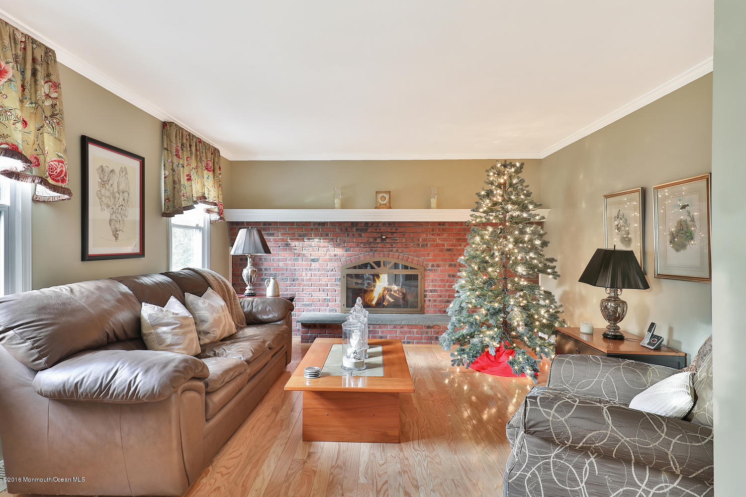 110 Rivers Edge Drive Little Silver, NJ 07739 - Photo 6 of 35 Family Room with Fireplace.