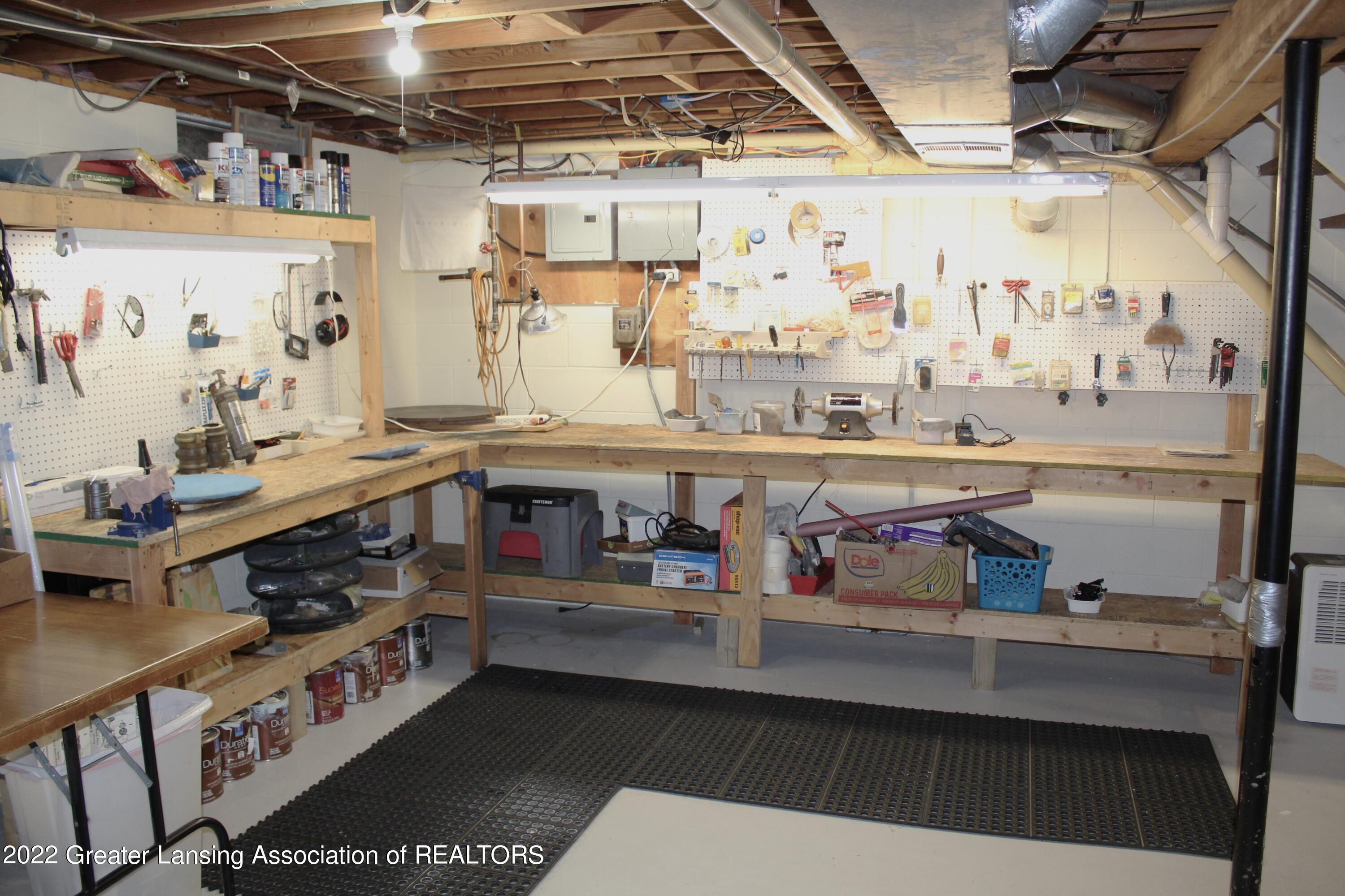4254 Hulett Road Okemos, MI 48864 - Photo 33 of 43 workshop in lower level