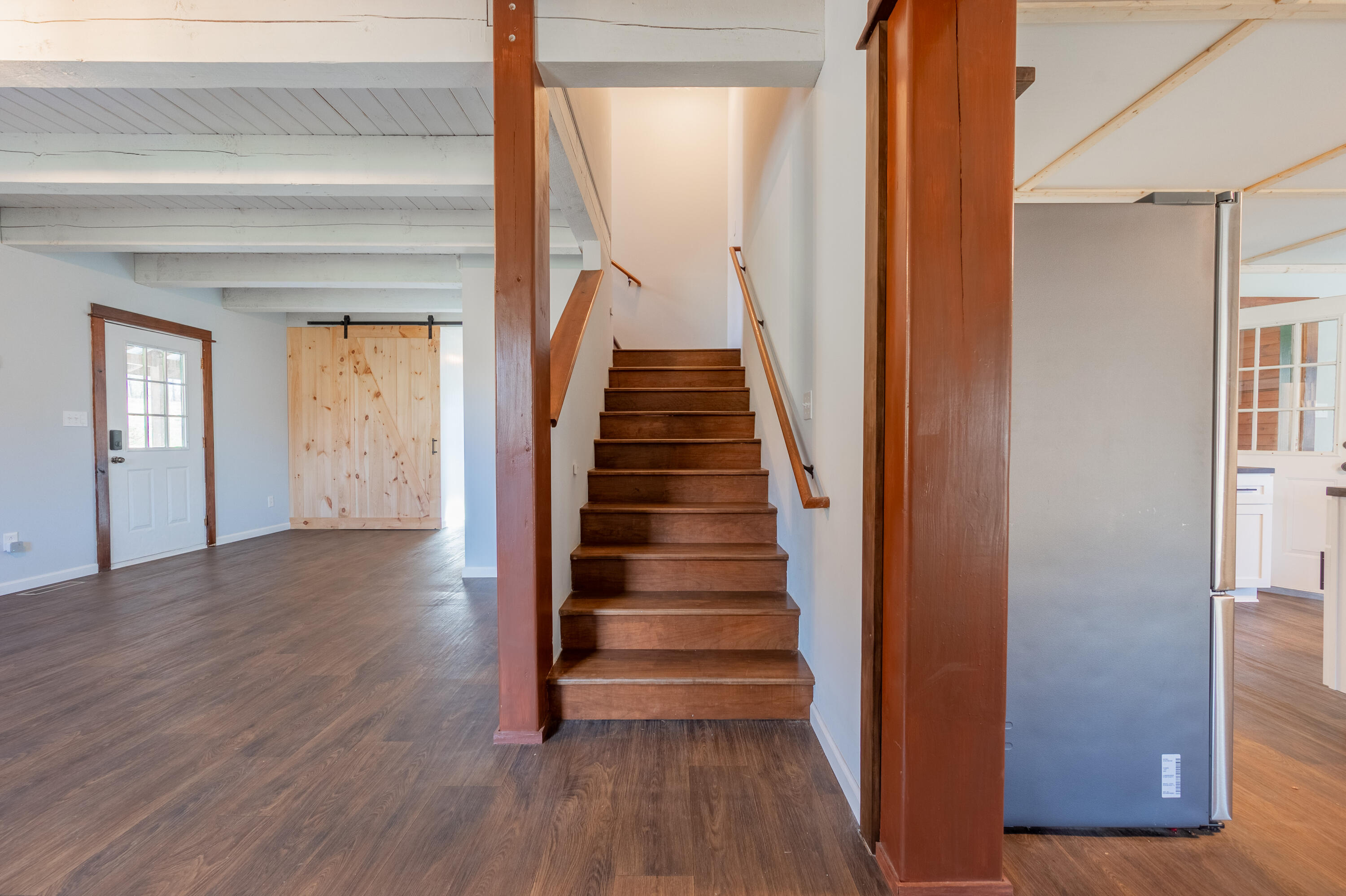 1133 Countyline Church Road Southeast Floyd, VA 24091 - Photo 50 of 97 a view of a hallway with wooden floor and entryway