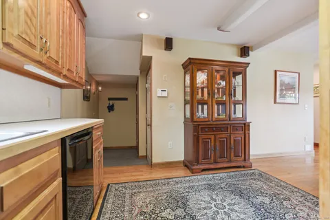 a view of an entryway door