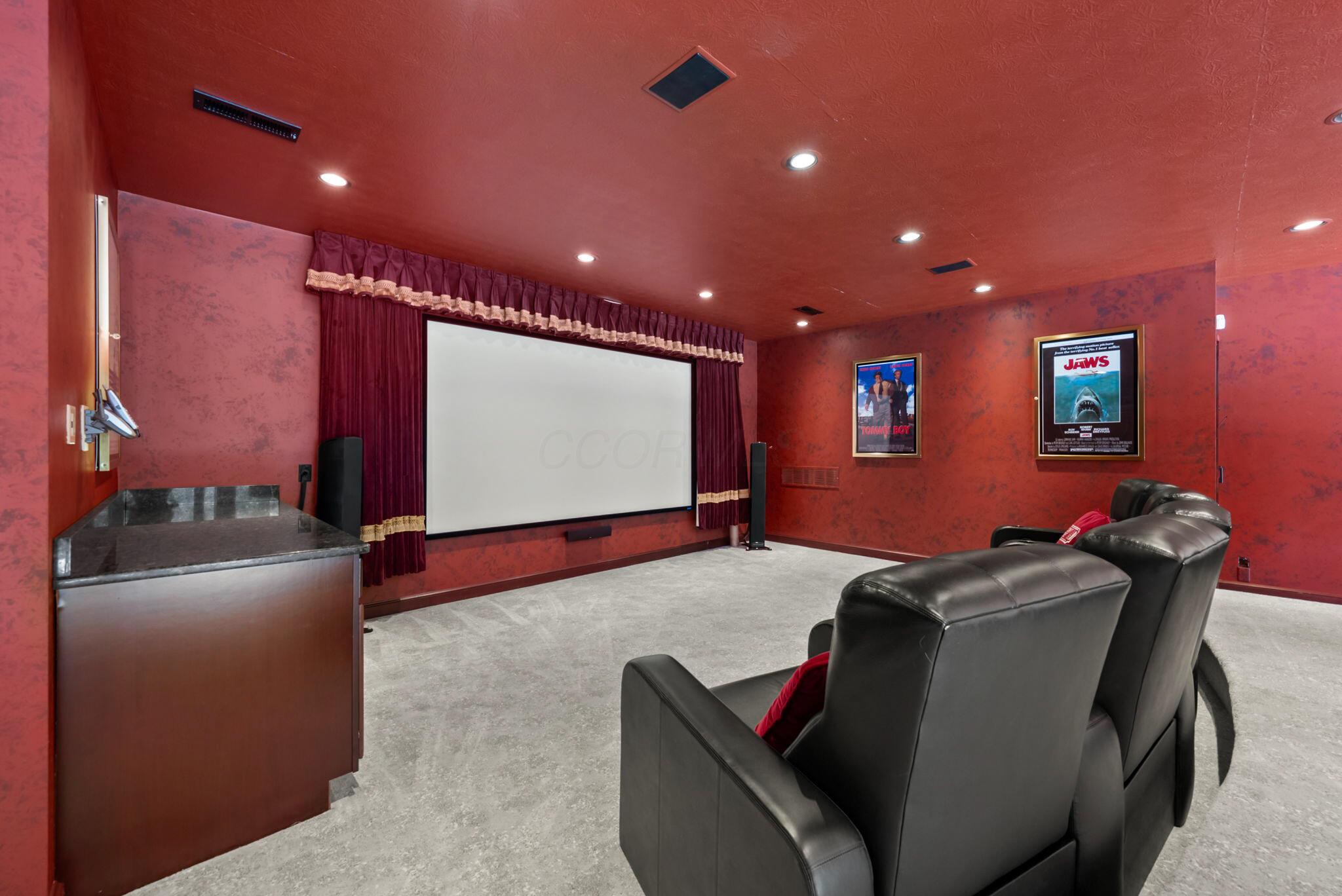 17980 Gambier Road Mount Vernon, OH 43050 - Photo 55 of 123 Lower Level Theater