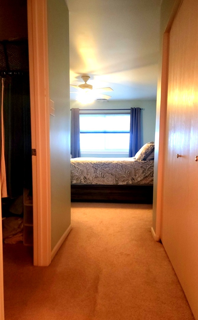 25734 Bridle Path Channahon, IL 60410 - Photo 21 of 29 a living room with a bed and a dresser next to a window
