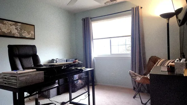 a view of workspace with a desk