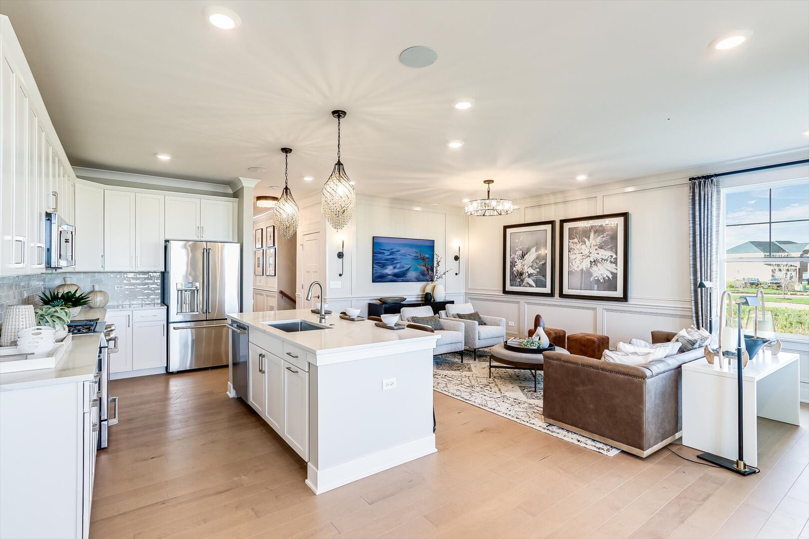 25531 West Alabaster Circle Plainfield, IL 60544 - Photo 16 of 31 a kitchen with a sink stove and refrigerator