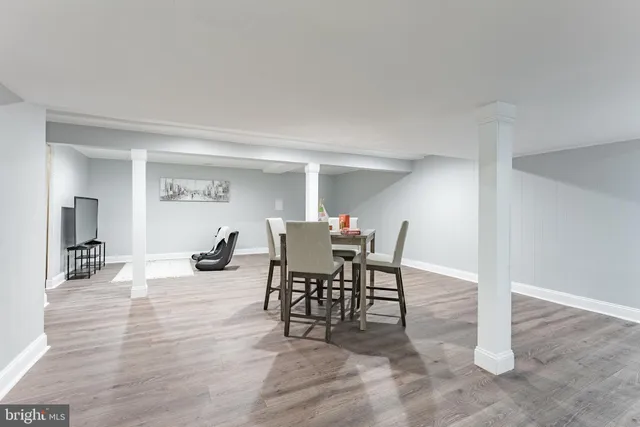 a picture of a person on a wall