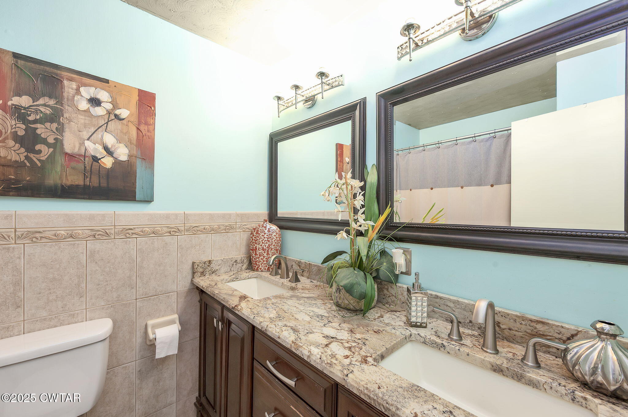 472 Old Denmark Road Jackson, TN 38301 - Photo 17 of 44 a bathroom with a granite countertop sink and a mirror