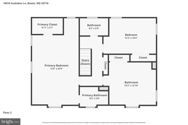 $599,000 | 16010 Audubon Lane, Bowie, MD 20716