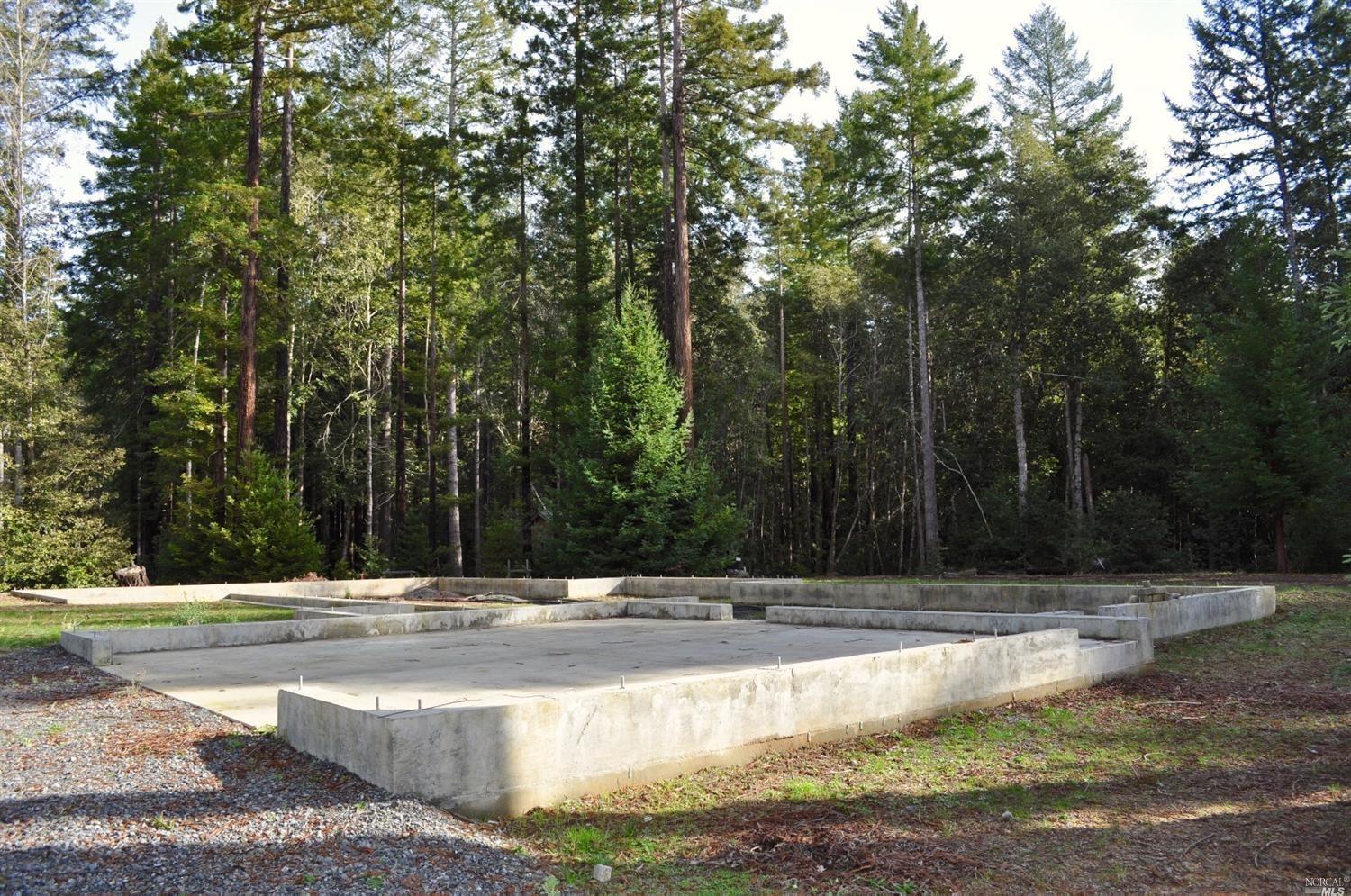 22094 Ruoff Road Timber Cove, CA 95450 - Photo 1 of 1 Poured foundation at building site.