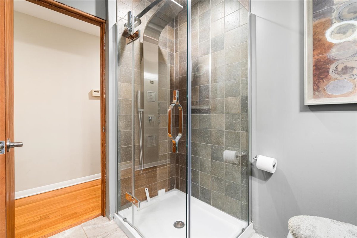22446 North Old Barrington Road Barrington, IL 60618 - Photo 33 of 49 a bathroom with a shower and toilet