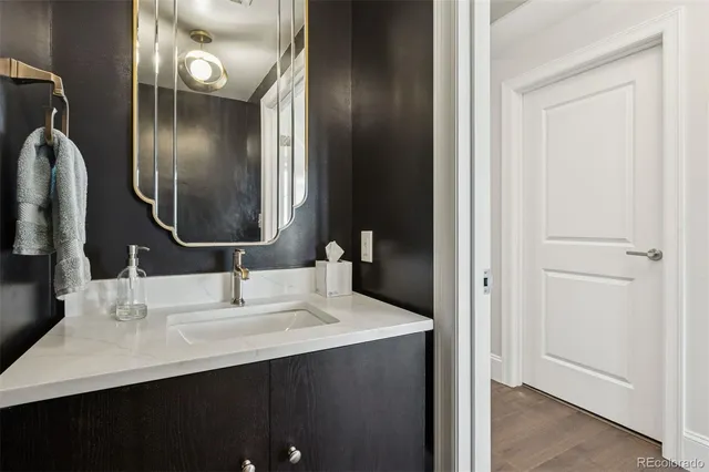 a view of a balcony with a couch