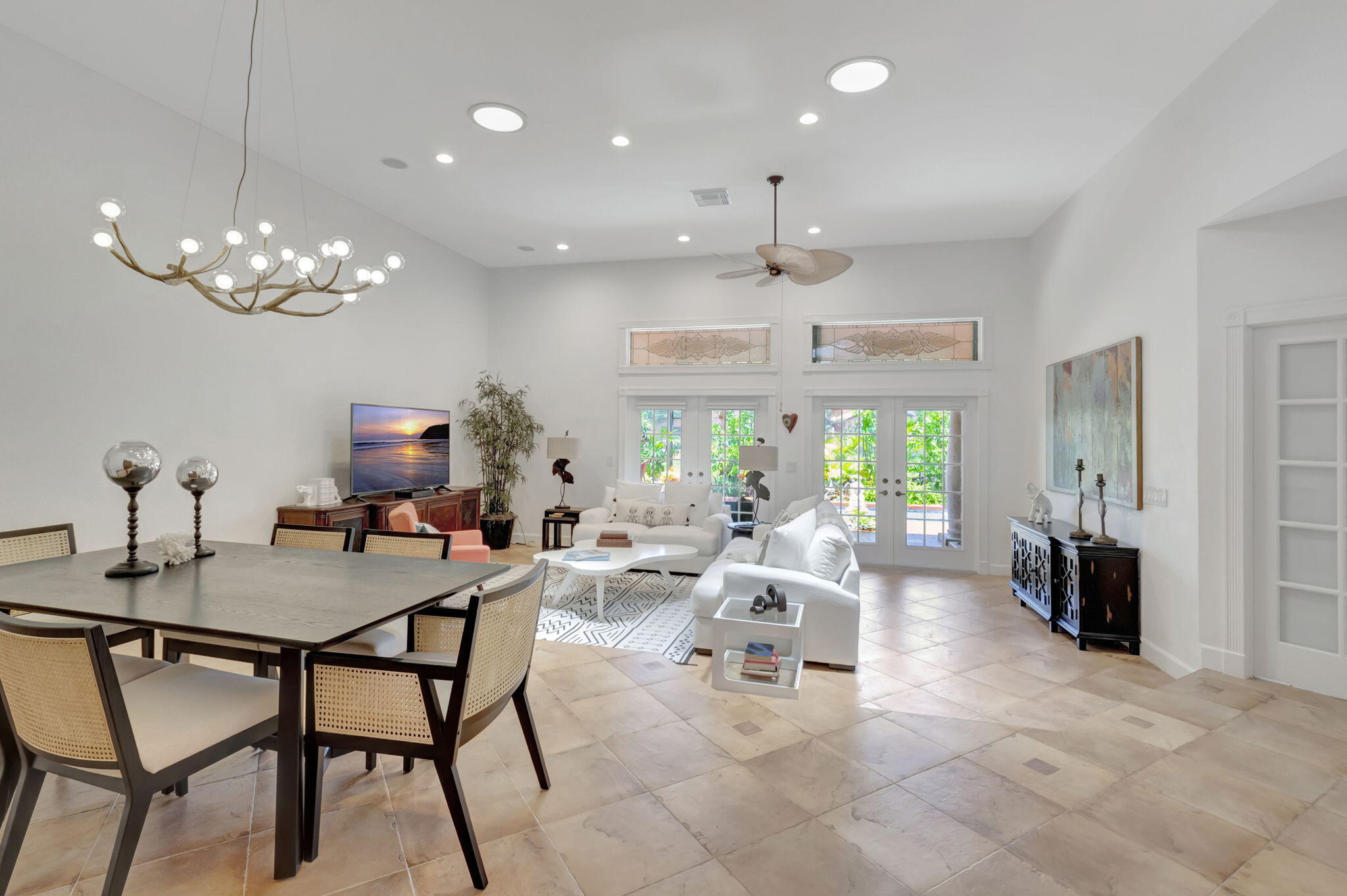 6403 Via Rosa Boca Raton, FL 33433 - Photo 7 of 46 a view of a dining room with furniture window and outside view