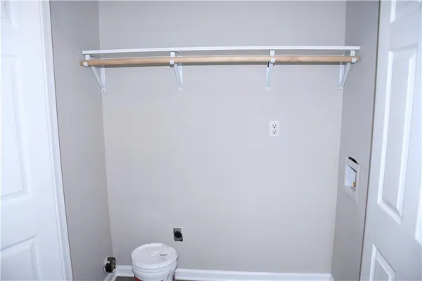 a view of a room with shelf