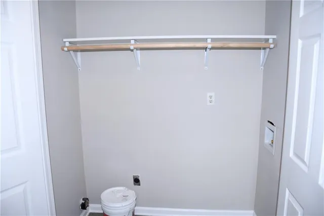 a view of a room with shelf