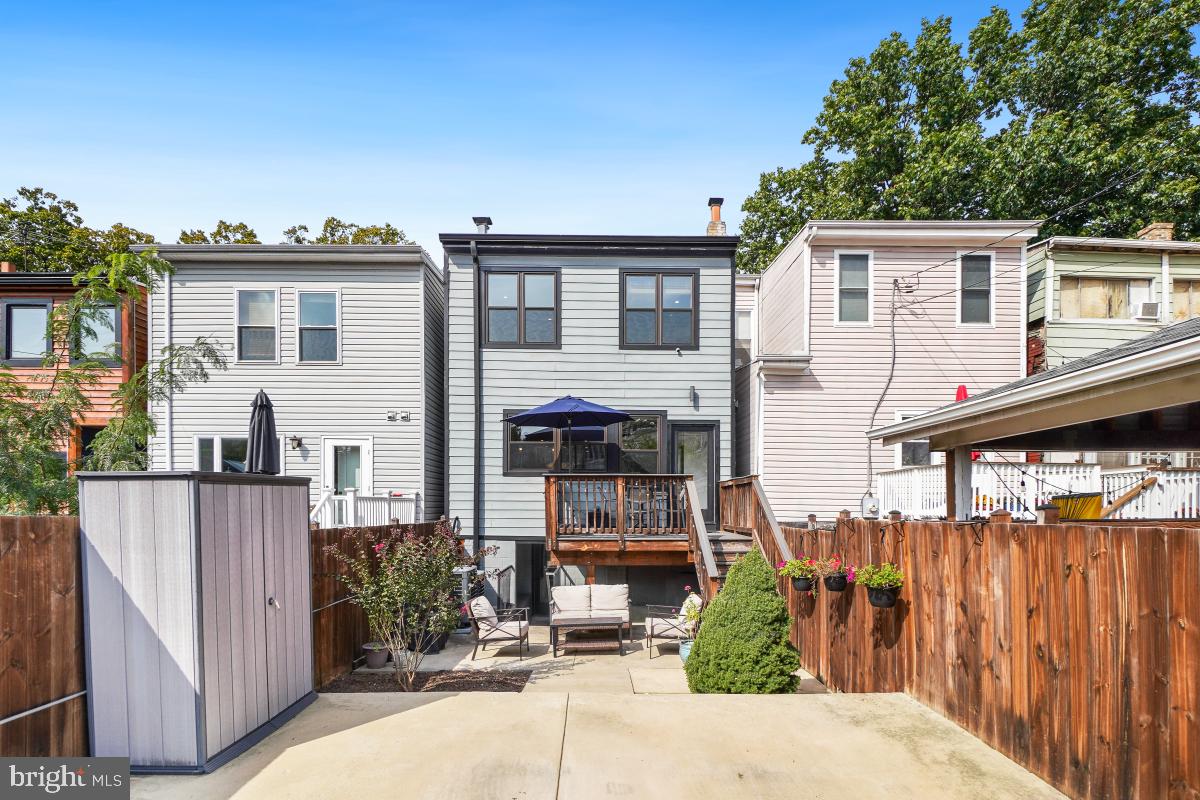 714 Decatur Street Northwest Washington, DC 20011 - Photo 39 of 40 a front view of a house with a porch