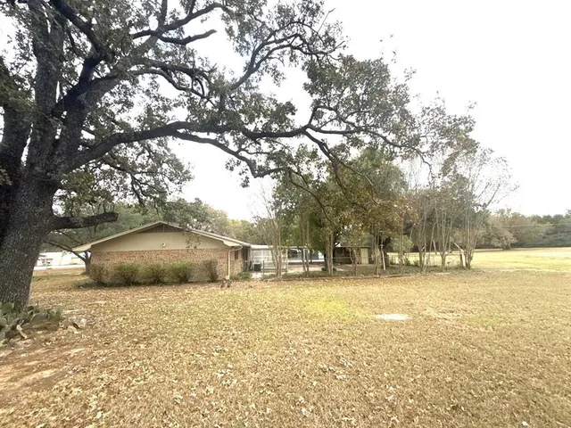 a view of yard with trees