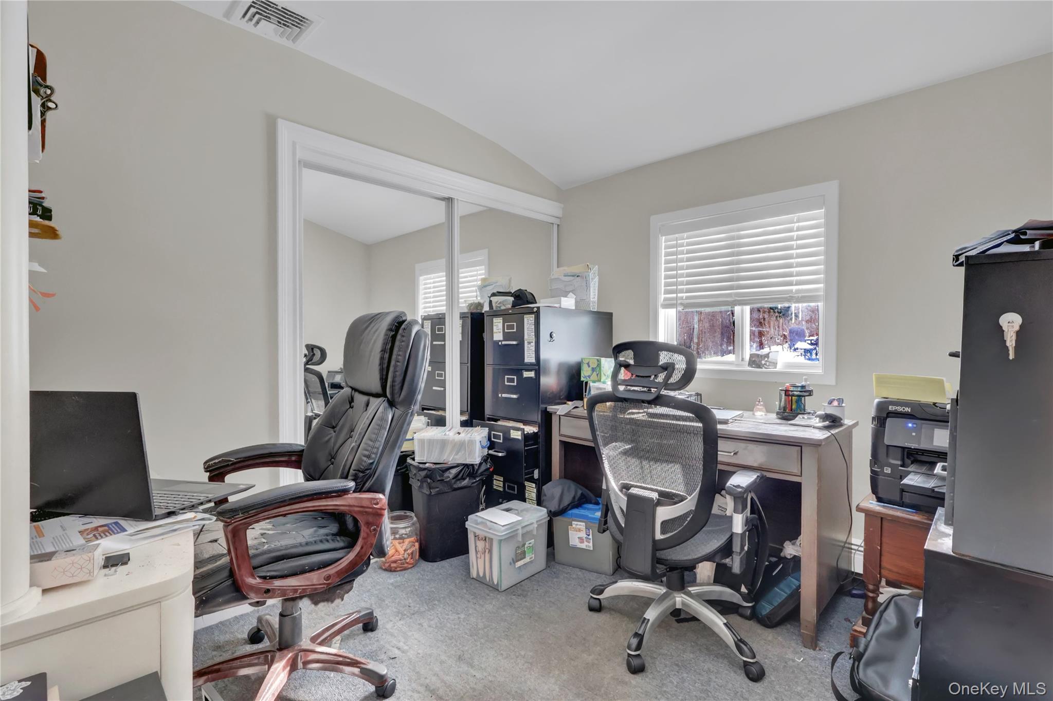 4 Halliday Road Coram, NY 11727 - Photo 13 of 28 a view of a workspace with furniture and a window