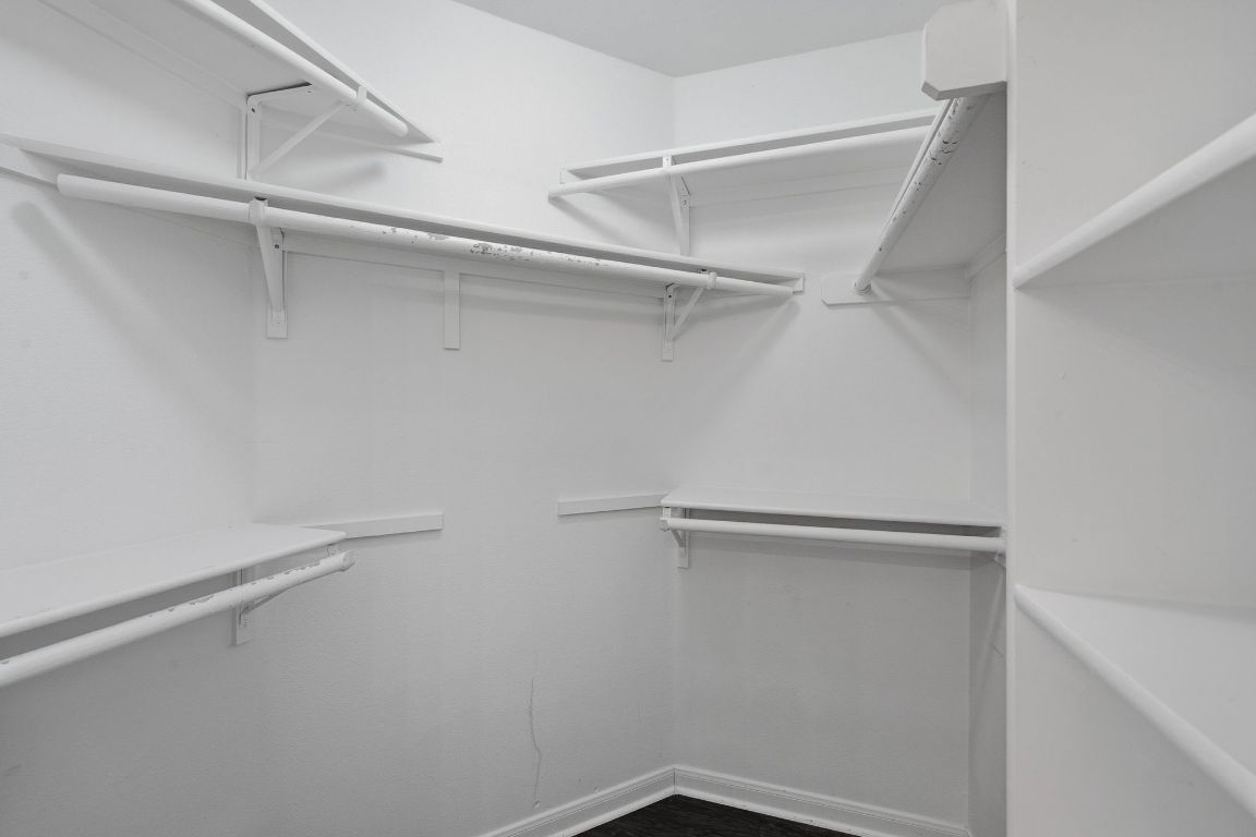 5237 Coppermead Lane Austin, TX 78754 - Photo 10 of 25 a view of an empty walk in closet