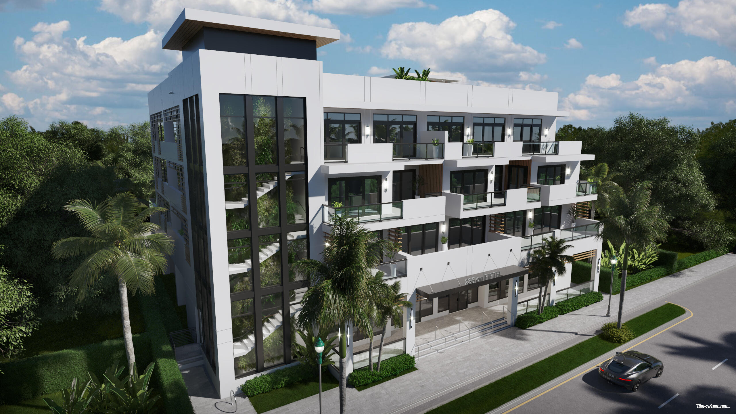 235 Southeast 5th Avenue Delray Beach, FL 33483 - Photo 4 of 27 235 SE 5TH AVE CONDOMINIUMS_VIEW 03_FRON