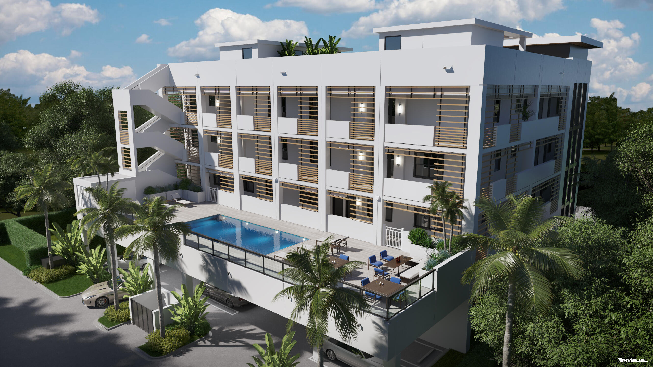 235 Southeast 5th Avenue Delray Beach, FL 33483 - Photo 5 of 27 235 SE 5TH AVE CONDOMINIUMS_VIEW 04_REAR