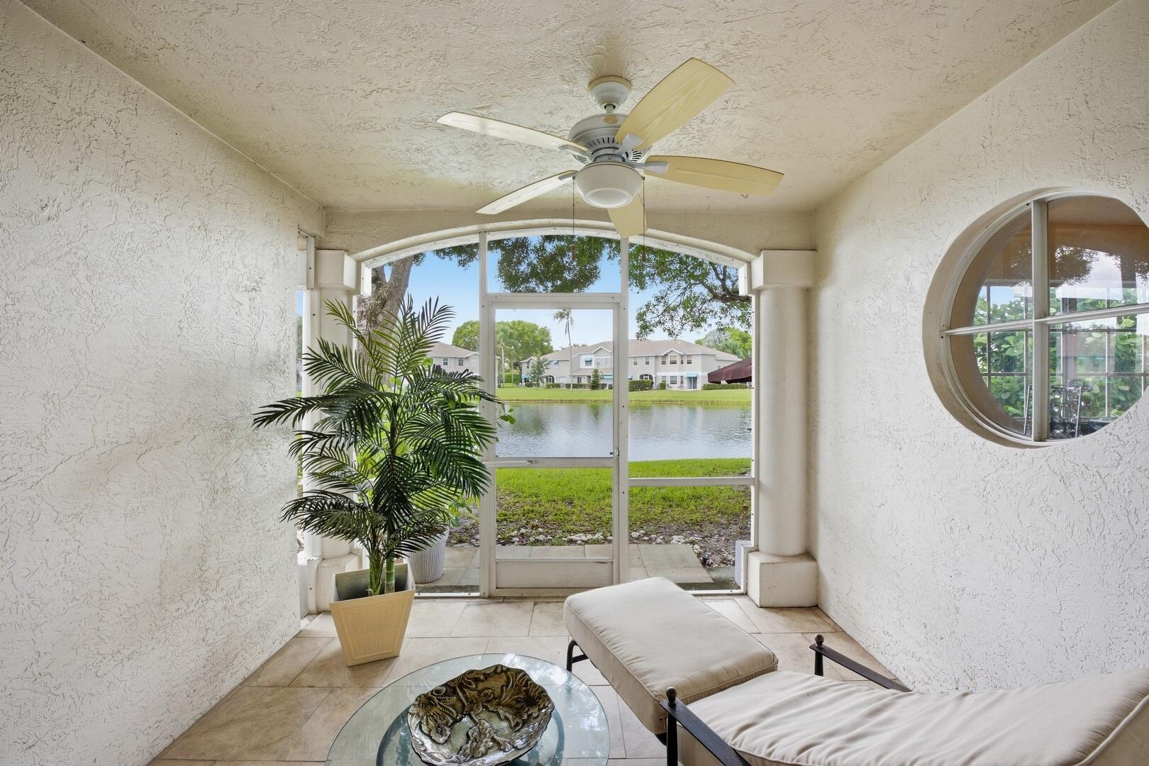 9172 Boca Gardens Parkway, Unit B Boca Raton, FL 33496 - Photo 28 of 54 Screen Enclosed Patio