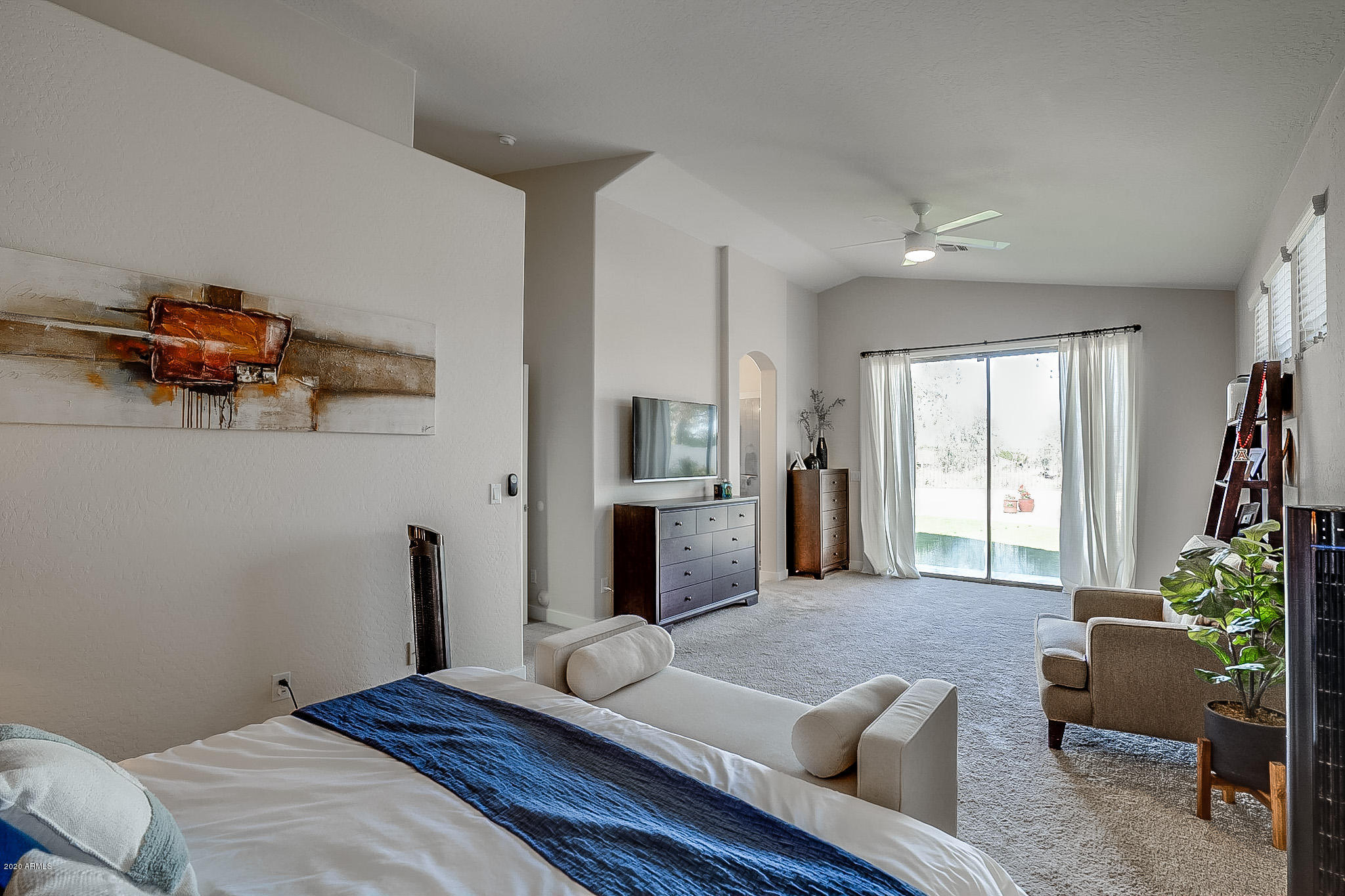 2520 East Fremont Road Phoenix, AZ 85042 - Photo 34 of 62 a bedroom with furniture and a large window