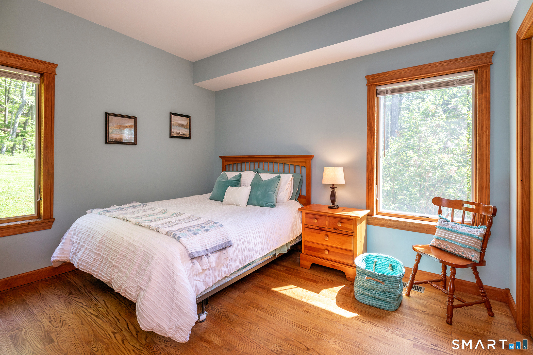 3 Old Forest Road Sherman, CT 06784 - Photo 13 of 38 a bedroom with a bed and next to a window