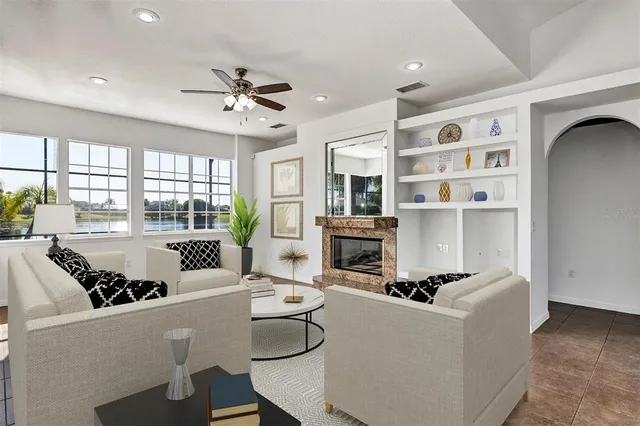 a view of an empty room