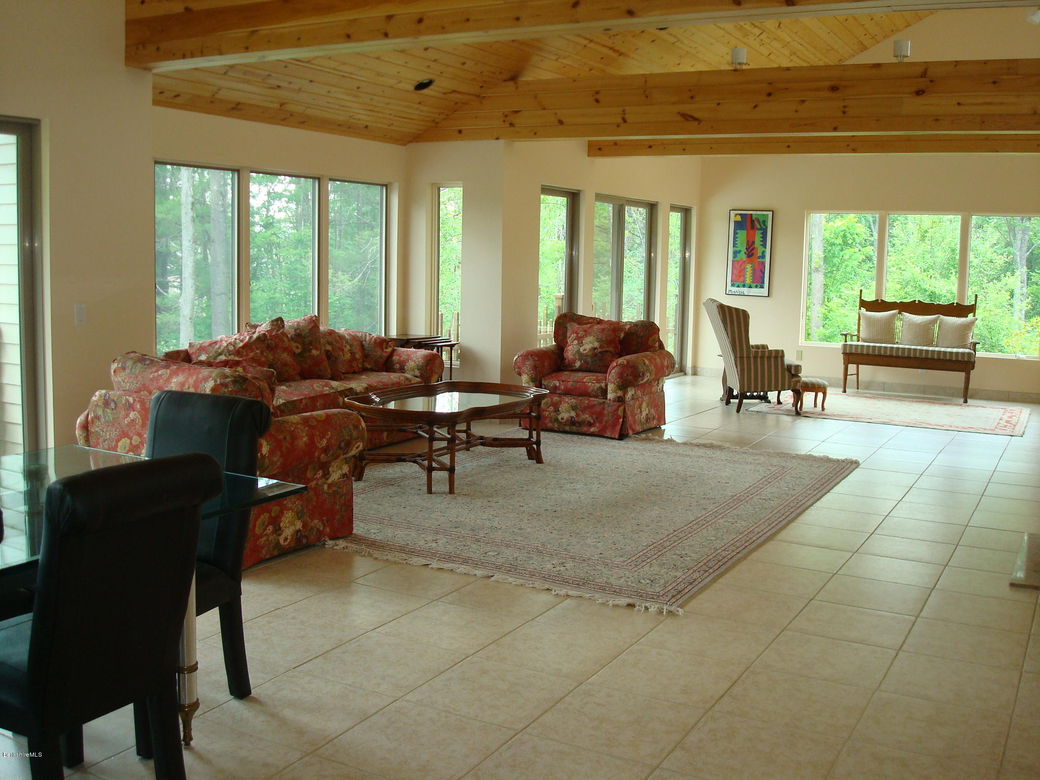 1151 E Road Richmond, MA 01254 - Photo 10 of 33 a living room with furniture and a large window