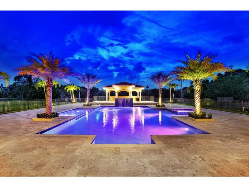 13607 Bella Ranch Lane Southwest Ranches, FL 33330 - Photo 18 of 19 a view of yard with swimming pool
