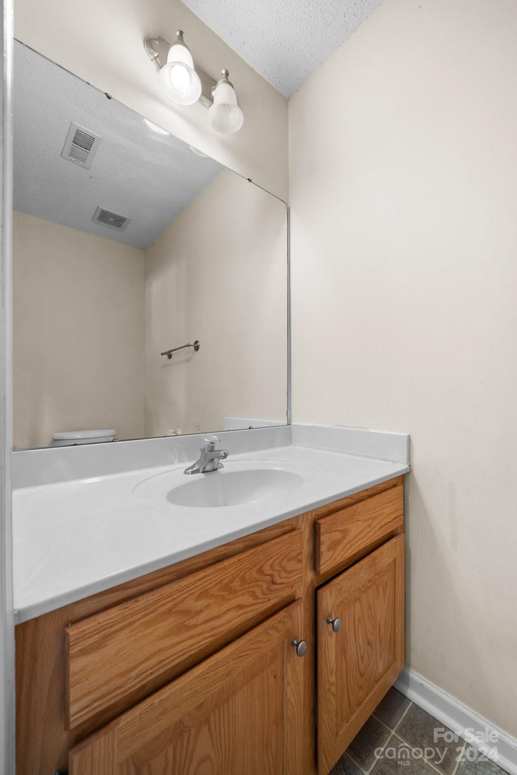 813 Raindrops Road Gastonia, NC 28054 - Photo 24 of 42 a bathroom with a sink a vanity and mirror