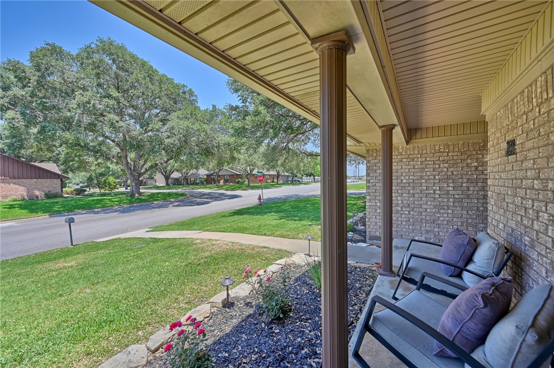 1600 Pecan Street Brenham, TX 77833 - Photo 3 of 33 Covered porch with a residential view