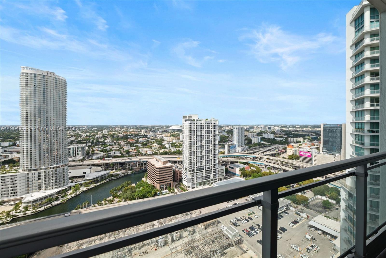 92 Southwest 3rd Street, Unit 3809 Miami, FL 33130 - Photo 21 of 32 a view of a city from a balcony