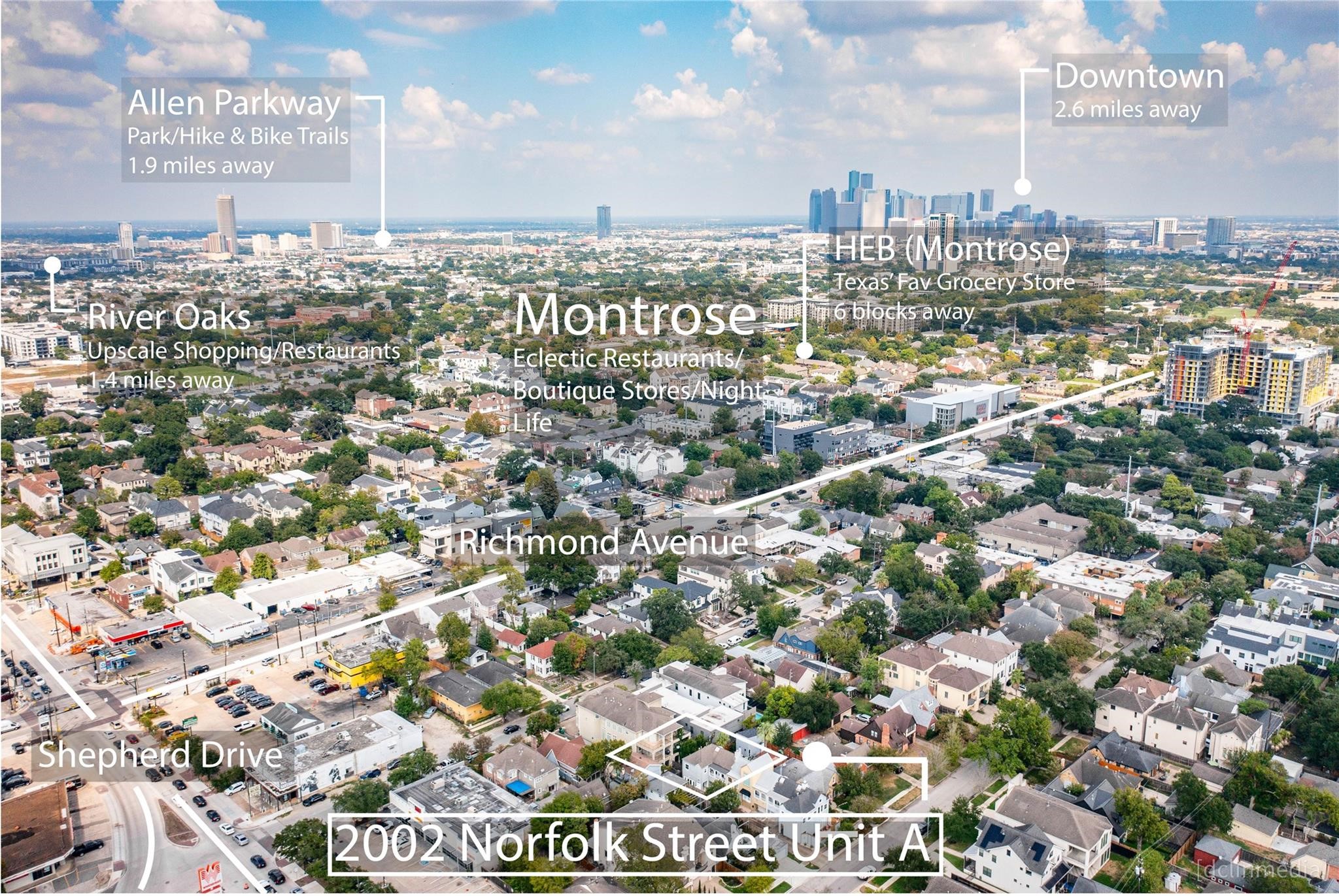 2002 Norfolk Street, Unit A Houston, TX 77098 - Photo 3 of 35 a view of a city