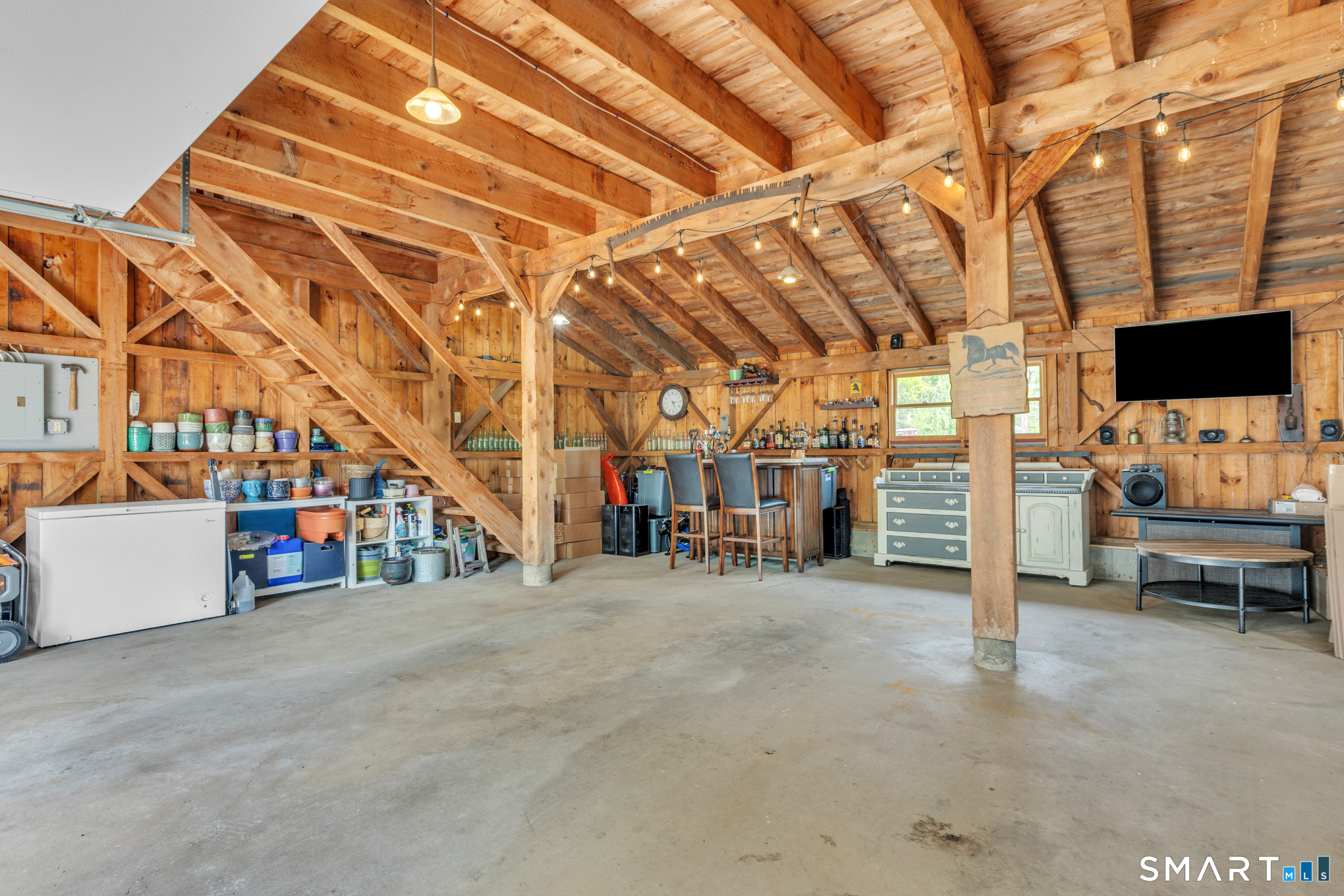 808 Branch Road Suffield, CT 06078 - Photo 30 of 40 a view of a big room with blue lights