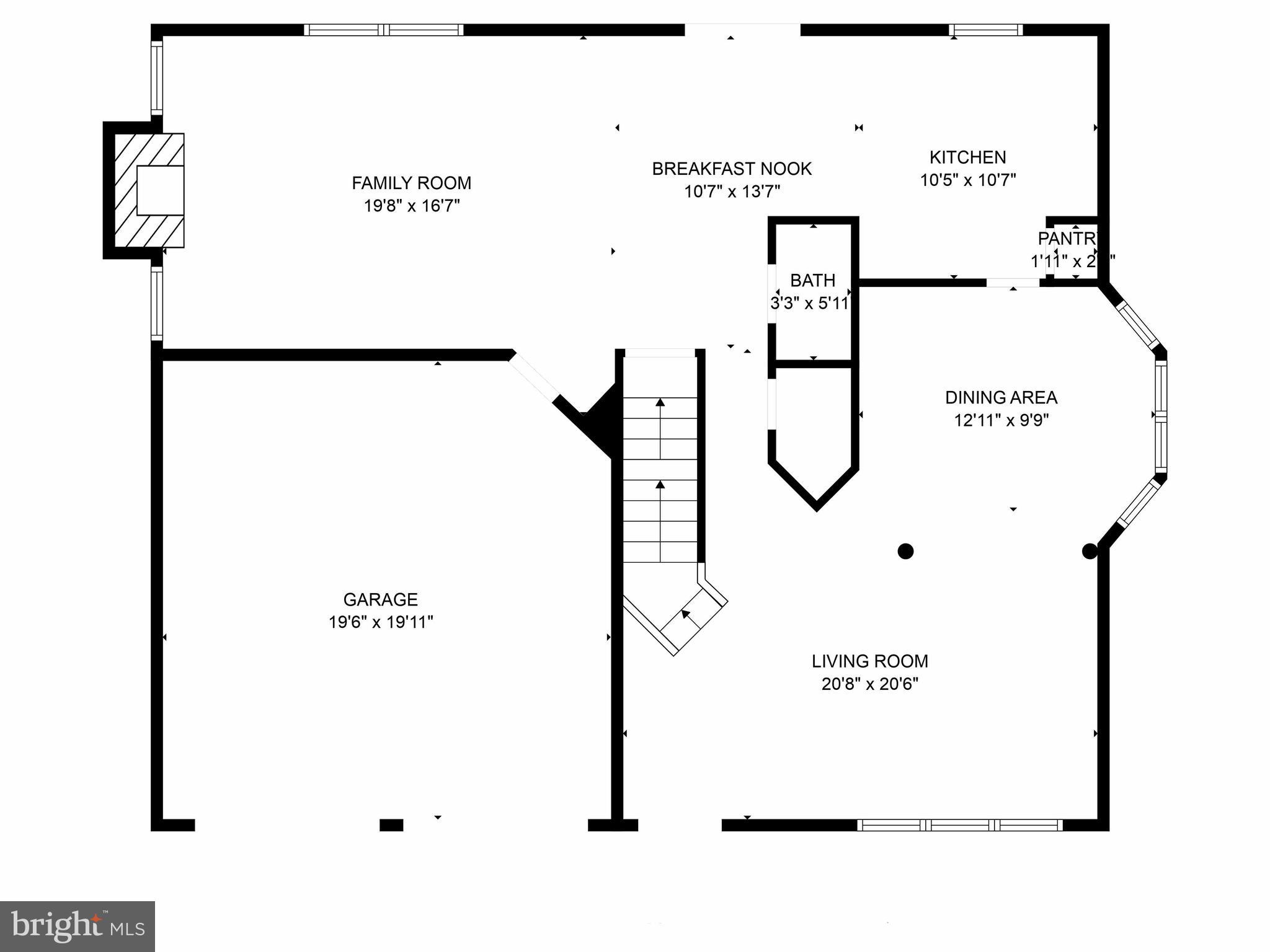 1552 Ringe Drive Severn, MD 21144 - Photo 7 of 10 Main Level Floor Plan