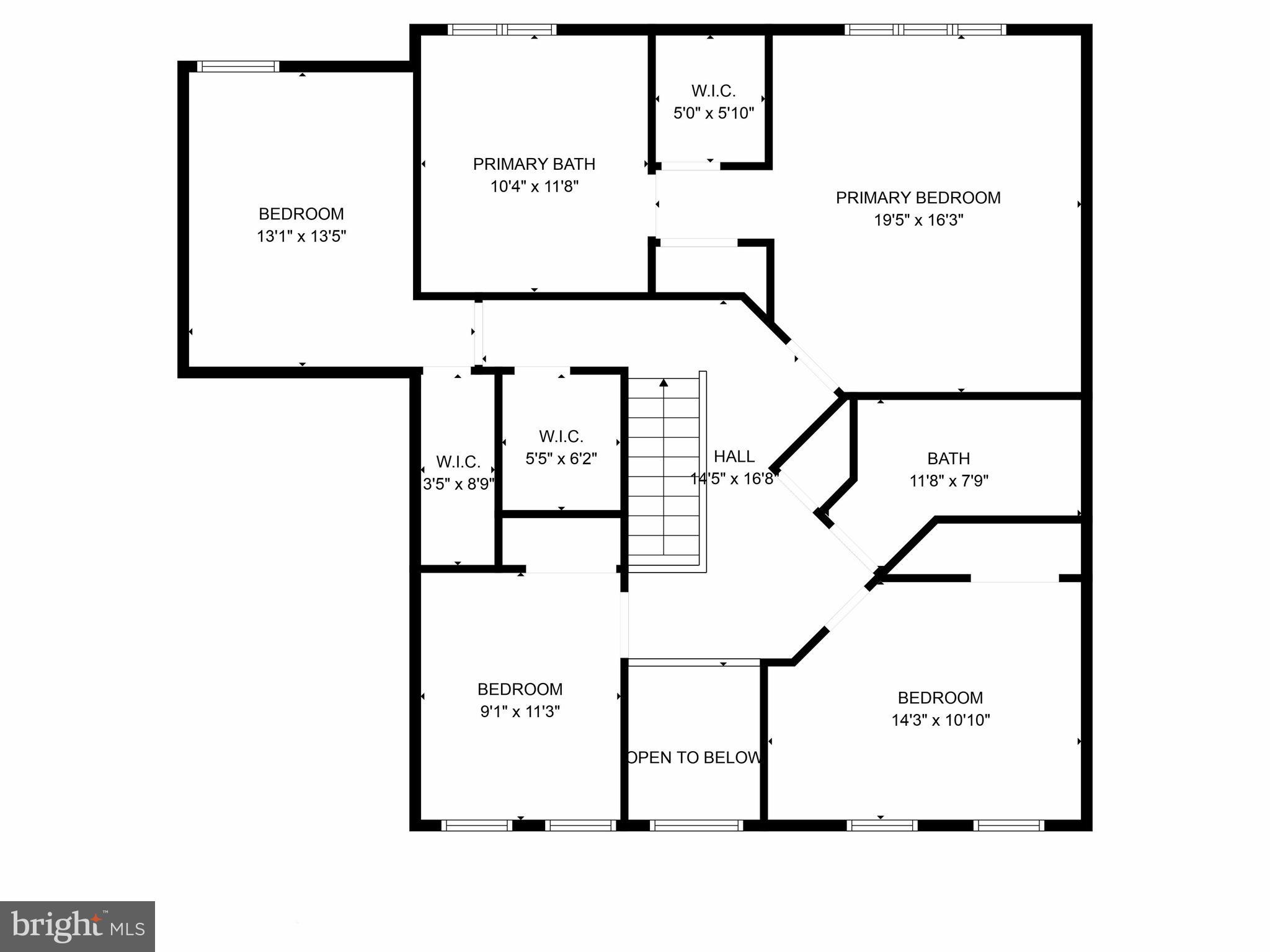 1552 Ringe Drive Severn, MD 21144 - Photo 8 of 10 Second Level Floor Plan