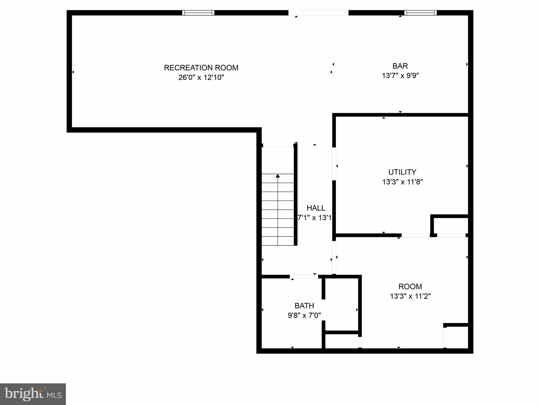 1552 Ringe Drive Severn, MD 21144 - Photo 9 of 10 Basement Floor Plan
