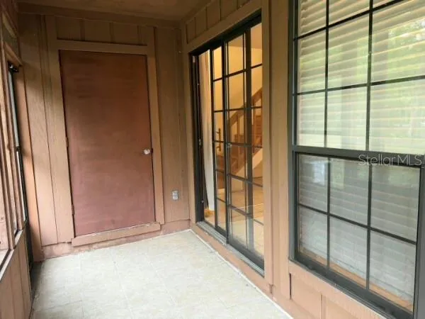 a view of front door