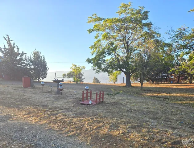 a view of a terrace with a yard
