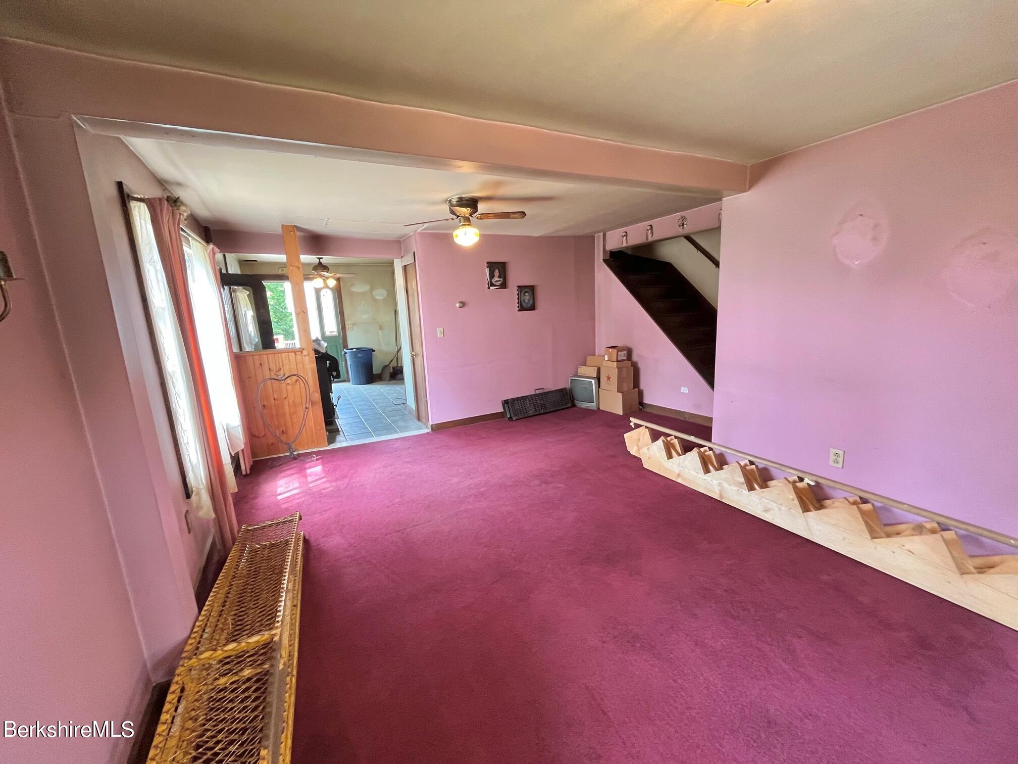 21 Ray Street North Adams, MA 01247 - Photo 10 of 27 a living room with furniture and a flat screen tv