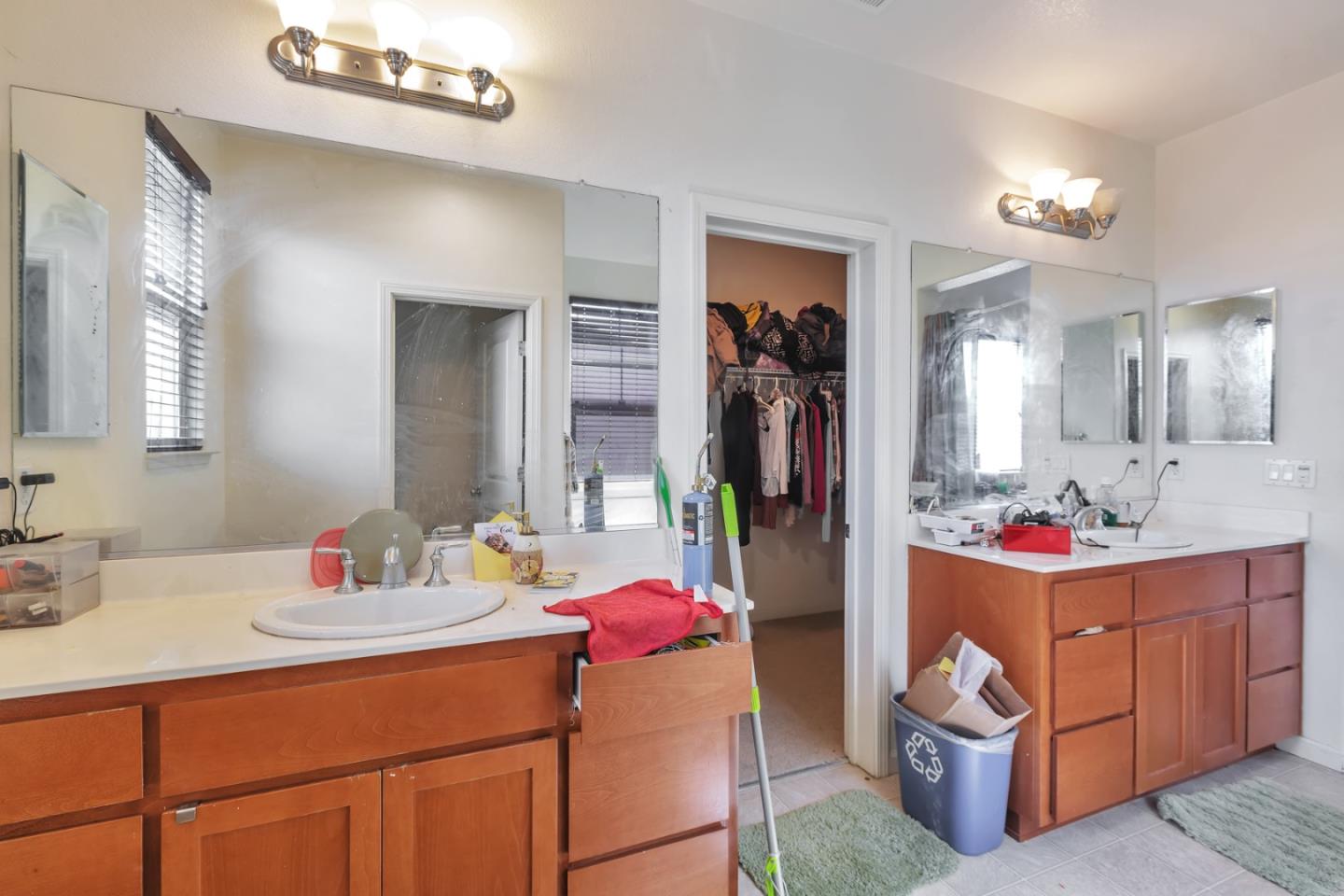22860 Mono Street Hayward, CA 94541 - Photo 19 of 26 a bathroom with a sink vanity and mirror