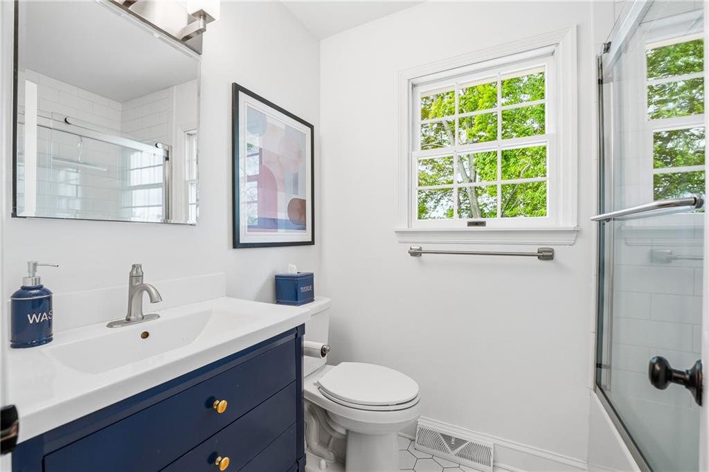 267 Forsythe Road Mars, PA 16046 - Photo 26 of 41 a bathroom with a toilet sink and mirror