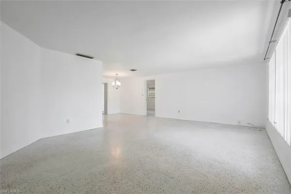 a view of empty room
