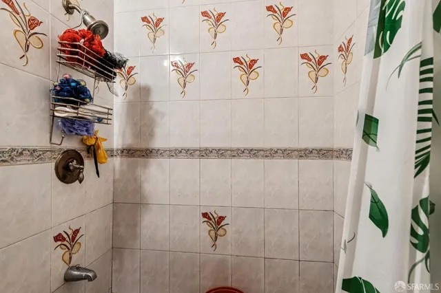 a close up of a wall