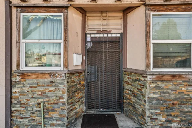a bathroom with a window