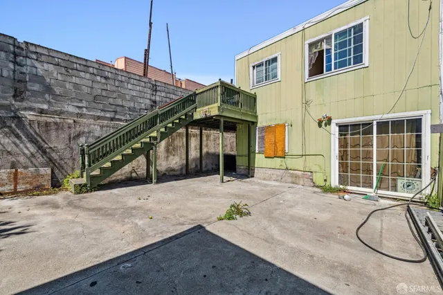a house with trees in front of it