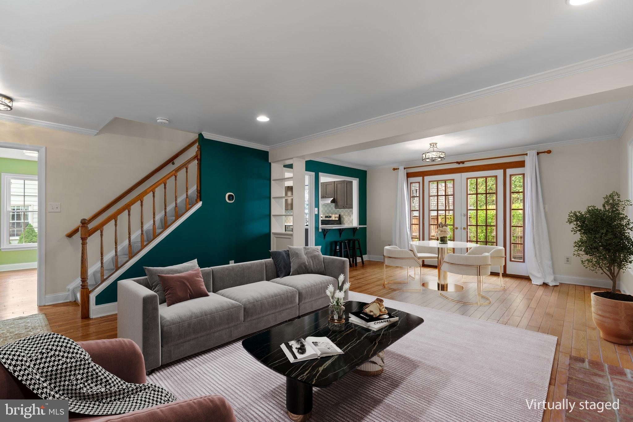 2 Oxley Square Road Gaithersburg, MD 20877 - Photo 5 of 49 a living room with furniture and wooden floor